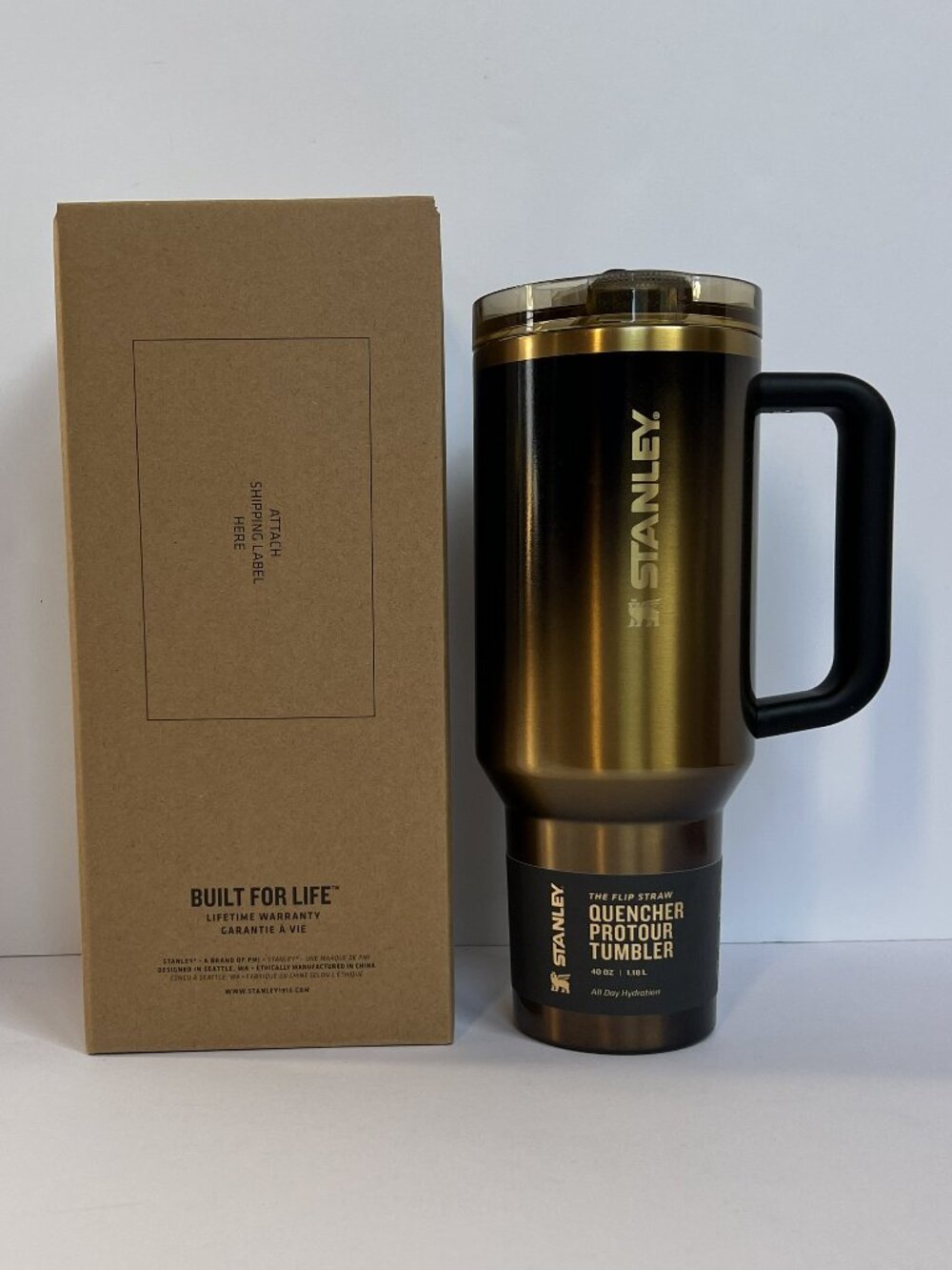STANLEY Black Honey 40oz ProTour Flip Straw Tumbler NEW Limited Edition RARE